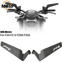 For Yamaha FZ6N FZ6S FZ6 Fazer Universal Motorcycle Accessories Side View Mirror Stealth Winglets Rearview Mirrors Kits
