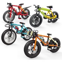 AliExpress NONE Mechanical Motion Bicycle Building Blocks Set Mountain Bike MOC Bricks Model STEM Toys for Kids & Adults DIY Decor Birthday Gift