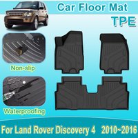 For Land Rover Discovery 4 LR4 L319 2010~2016 LHD Car Floor Mat Accessories Interior Waterproof Anti Slip Foot Carpets Protector
