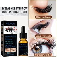 EELHOE Eyelash Growth Liquid Deep Moisturizing Nutrient Eyelash Liquid for Natural Look Eyelash Care Serum