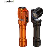 Dual-beam rotating head flashlight with magnetic tail maintenance light work light long-lasting outdoor camping light image 3