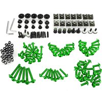 For KAWASAKI Ninja 250R Ninja650R ER-6F ER6N Ninja 300 Ninja 400 Ninja650 1000 Complete Full Fairing Bolts Kit Screws Nuts Clips