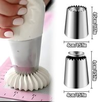 Icing Piping Nozzles Cookie Ice Cream Pastry Tips Russian Cake Molds Cake Decorating Tools Kitchen Baking Accessories Biscuit
