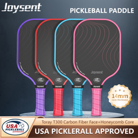 Joysent USAPA Pickleball Paddle T300 Carbon Fiber Pickleball Racket PP Honeycomb 14mm Pickle Ball Paddle For Beginner Men Women