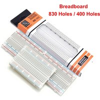 1Pcs For Arduino MB102 Breadboard 830 Tie / 400 Tie Point Solderless diy Electronic BreadBoard Circuit Board