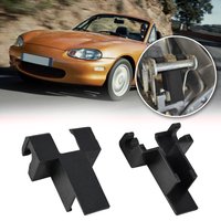 2PCS Roof Lock Adjustment Latch Black Gray Roof Latch Locks Left Right Replacement For Mazda Miata NA NB/MX5 1990-2005