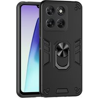 Case For Motorola Moto G67 G77 G17 Power Magnetic Metal Ring Holder TPU Frame Armor Plastic Shockproof Phone Cover Coque Fundas