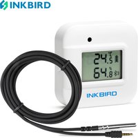 INKBIRD IBS-TH2 Plus Wireless Bluetooth Temperature and Humidity Monitor Waterproof External Probe Magnet for Brewing Meat Home