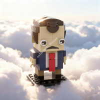 102pcs MOC Brickheadz Mr House Fallout New Vegas TV Show Model Building Blocks Construction Festival Gift Toys Idea Creative