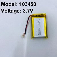 3.7V 2000mAh Lipo polymer lithium rechargeable battery 103450, suitable for MP3 GPS Navigator DVD mobile phone