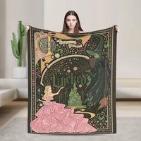 Warm Blankets Picnic Wicked 2 Musical Movie Glinda Poster (6) Throw Blanket Flannel Bedspread For Bedroom Funny Sofa Bed Cover