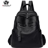 Real Leather Women Backpack Casual Rucksack for Girls Bookbag Ladies Bagpack Large Capacity Travel Backpacks Cowhide Knapsacks