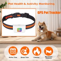 Dispositif de suivi GPS AGPS pour animaux de compagnie, collier de suivi GPS pour animaux de compagnie 4G, géofence SOS, piste historique, surveillance des données de santé pour chats et chiens