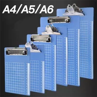 A4 / A5 Splint Density Board Writing Board Metal Aluminum Folder Clip File Plastic Menu Bill Folder Office Stationery