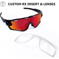 ONDEX Insert Clip-On Prescription Clip & Custom Prescription Lenses for Oakley Jawbreaker OO9290|Jawbreaker Asian Fit Sunglasses