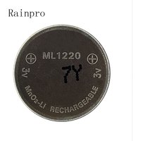 4PCS/LOT 3v Li-ion Battery Ml1220 1220 Rechargeable Battery 3V Coin Cell Battery