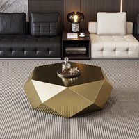 Italian Minimalist Diamond Coffee Table Designer High-end Small Apartment Modern Simple Special-shaped Light Luxury Living Room