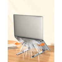 Kebidumei Foldable Laptop Stand 10 Levels Adjustable Portable Bracket Aluminum Alloy Support Base For Macbook Laptop Accessories