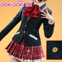 2026 new Takanashi Rikka Cosplay Costume Anime Love,Chunibyo & Other Delusions Halloween Cute Uniform Takanashi Wig