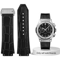 Cowhide Watch Band For HUBLOT Hengbao Yubo Classic Fusion Big Bang Silicone Genuine Leather Chain Men's wrist 26*19mm