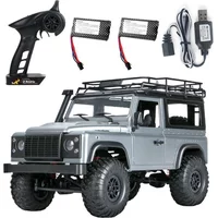 New MN99S V2 1:12 Scale MN Model RTR RC Car 2.4G 4WD RC Rock Crawler Defender Pickup Remote Control Truck Toys With 2 batteries