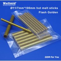 7mm 11mm × 100mm Flash Golden Eure Hot Melt Kleber Sticks Für Wärme Pistole Pistole Klebstoff araldit DIY Werkzeuge Reparatur Legierung Zubehör
