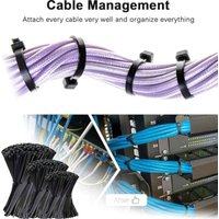 UV Resistant Heavy Duty Cable Ties Multicolor Plastic Nylon Nylon Cable Ties Tensile Strength Detachable Self-Locking Cable Ties