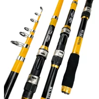 Telescopic Fishing Rod 1.8m-3.6m Carbon Fiber EVA Handle Carp Spinning Rod Fishing Pole Fishing Weight 4kg