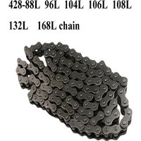 AliExpress NONE Motorcycle 420 Chains 82/88/96/104/108/110/132/140 Links Drive Chain Link For 50cc-150cc Pit Dirt Bike Scooter ATV Buggy Quad