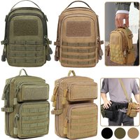 Tactical Molle Utility Pouch Outdoor Hiking Travelling Sling Backpack EDC Tool Pouch Medical Waist Packs Hunting Shoulder Bag