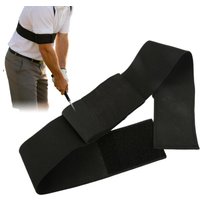 Golf Swing Training Arm Band Golf Hand Posture Corrector Adjustable Nylon Elastic Training Belt for Improving Distance Accuracy