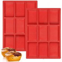 Mini Loaf Pan Silicone Baking Mold for Mini Loaf Cake and Bread, Meatloaf, Cornbread, Brownie, Muffin, Silicone Molds Cake Mold
