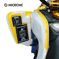 ATV 4PCS Fender Warning Tag Plates Badges Decals Stickers For Yamaha Raptor 700 13-22 700R 16-22 YFZ450R 14-20 YFZ450 Quad Parts