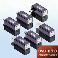 USB2.0 Printer Adapter USB Type B to USB C/Micro USB/Mini USB Female to For Male Printer Hard Drive Base Fax Machine Scanner