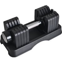 Adjustable Dumbbells 55lb Smart Adjustment 25kg Dumbbell Fitness Equipment Set 1-Second Quick Weight Adjustment
