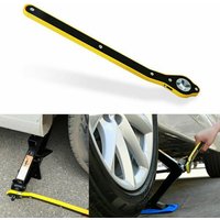 34cm Car Labor-saving Jack Ratchet Wrench Scissor Jack Garage Tire Wheel Lug Wrench Handle Adapter