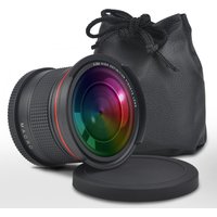 55MM 0.35X Professional Fisheye Wide Angle Lens (w/Macro Portion) for for Sony Alpha Cameras Nikon D3400 D5600