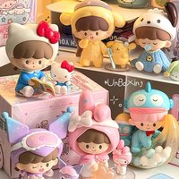 Genuine Sanrio Characters X Zzoton Blind Box Preparation Before Bedtime Series Toy Figures Collection Gift Cute Dolls Customized
