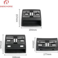 F10 F11 Car Rear Fresh Air Conditioning Vent Outlet Black Grille Panel For BMW 5 Series F10 F11 520i 523i 525i 528i 535i