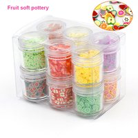 12 Color Slime Clay DIY Soft Pottery Sequins Filler For Clear/Fluffy Slime Supplies Simulation Pearl Unicorn Slime Accessories