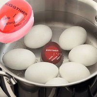 Kitchen Egg Timer with Alarm Clock 3-Stage Doneness Indicator for Soft Medium Hard Boiled Eggs Decorative Cooking Tool