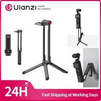 Ulanzi MA66 Magnetic Quick Release Tripod for DJI Pocket 3 Foldable Selfie Stick Handle Tripod with Hidden Hook for Travel