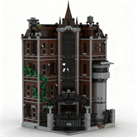 4691pcs MOC Arkham Addition Floor Bundle Super Heroes DCD Batmansed Model Building Christmas Gifts Blocks Architecture Toys Idea