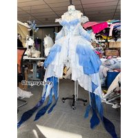 Amanda*Wuthering Waves THE SHOREKEEPER Aalto Moon Tide Star Veil Wedding Cosplay Costume Anime Game Character Dress Up Role