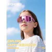 AliExpress SCVCN Children Sunglasses Outdoor Sports Glasses UV400 Polarized Male and Female Children Skateboarding Bike Running Sunglasses