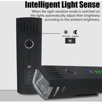 1000LM Black Auto Induction Bicycle Front Light High Low Beam Control USB Charging Waterproof Headlight With Rear Taillight