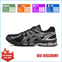 ASICS Gel-Exalt 2 Men's Low-Top Casual Running Shoes – Comfortable, Stylish, Durable & Breathable, Black and Silver 1011B918-001