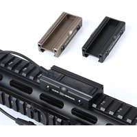 Metal LCS 20mm Rail Mount Plates for Surefire M600 M300 Scout Light Flashlight with Remote Tape Pressure Pad Switch Accessories