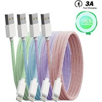 USB Cable For iPhone 14 13 12 11 Pro Max Xs 8 Plus iPad Macbook Wire 3A Fast Charging Type C To Lighting Data Cord