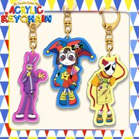 TADC Keychain, Caine, Jax, Pomni, Ragathakeychain, The amazing digital circuskeychain, Bag Charms, Double-Sided Key Rings